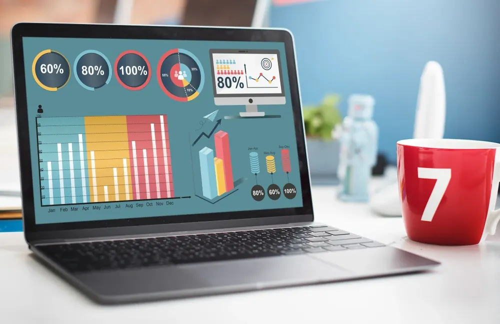 statistics-on-laptop